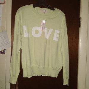 Philosophy Sweater NWT